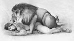  bestiality feline feral gay human human_on_feral interspecies lion male mammal realistic unknown_artist zoo 