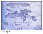  dragon eragon female feral hi_res model_sheet saphira scalie solo wings 