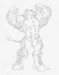  bulge giraffe male muscles penis sketch skimpy solo standing tail tkc2021 