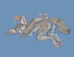  anus bdsm bondage bound breasts canine female fennec feralityillustration fox nude on_front pussy solo 