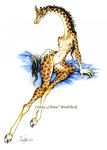  breasts connychiwa female giraffe hooves nude solo 