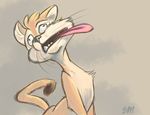  &lt;_&gt; cat erin_middendorf feline feral retarded solo tail tongue 