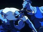  2boys capcom go_home_and_be_a_family_man guile lowres multiple_boys owned punch punching pwnt ryu ryuu_(street_fighter) street_fighter 