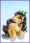  bethany_sellers equine female feral horns horse langurhali my_little_pony pony snow solo 