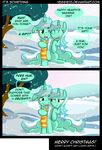  amber_eyes comic crossgender dialog dialogue duo english_text equine eyes_closed female feral friendship_is_magic fur green_fur hair horn horse hug lyra_(mlp) lyra_heartstrings_(mlp) male mammal my_little_pony outside pony scarf sitting sky smile snow square_crossover text tree two_tone_hair unicorn veggie55 yellow_eyes 