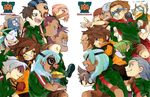  domen_syuichiro fudou_akio genda_koujirou gojou_masaru gouin_(character) henmi_wataru inazuma_eleven inazuma_eleven_(series) jimon_daiki kidou_yuuto mohawk narukami_kenya oono_densuke sakiyama_syuji sakuma_jirou soccer_uniform sportswear takanashi_shinobu tetsu_(teppei) 