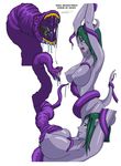  absurdres breast_sucking breasts derivative_work draenei feeding fran_armenteros highres huge_breasts humiliation lactation large_breasts licking monster paint rape solo tentacles warcraft world_of_warcraft 