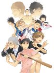  6+boys 9boys abe_takaya baseball_bat character_request crossdress crossdressing hanai_azusa male male_focus mihashi_ren multiple_boys nurse ookiku_furikabutte tajima_yuuichirou tajima_yuuichiruo 