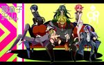  6+boys 8boys avaro casual couch desir edile highres jealous_(ultimo) karakuridoji_ultimo male male_focus multiple_boys orgullo parasse rage_(ultimo) red_upholstery vice_(ultimo) 