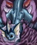  ambiguous_gender eeveelution gengar lizardman nintendo pok&#233;mon pok&eacute;mon suggestive unknown_artist vaporeon video_games 