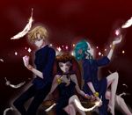  bishoujo_senshi_sailor_moon crown galaxia kaiou_michiru pixiv sailor_galaxia ten'ou_haruka tenou_haruka throne 