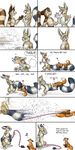  &hearts; ambiguous_gender canine caption comic cute fox funny furret glasses humour karishad lol male nom pointy_ears pun ringtail sabretoothed_ermine tail white_background 