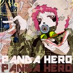  bad_id bad_pixiv_id baseball_bat bubble_blowing chewing_gum gumi panda_hero_(vocaloid) pink_eyes pink_hair short_hair solo tadataka vocaloid 