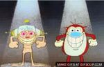  bump butt cat chihuahua dancing feline funny gif happy_happy_joy_joy happy_helmet lol no_music no_sound ren_&amp;_stimpy stinky_wizleteats 