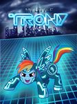  electronic equine female feral friendship_is_magic hooves madmax mammal my_little_pony neon_lights parody pegasus rainbow_dash_(mlp) solo tron wings 