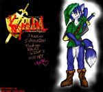  canine clothing fox krystal star_fox stolen_clothes the_legend_of_zelda video_games weapon 