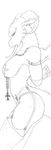  anhk corset dragon female goth horns necrodrone necrodrone_(character) nipple_tape nude piercing pointy_ears scalie stockings wings 