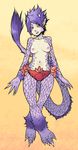  claws dragon female horns momorodent scalie solo topless 