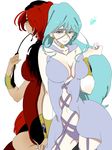  2girls bishoujo_senshi_sailor_moon bishoujo_senshi_sailor_moon_sailor_stars blue_hair multiple_girls red_hair sailor_aluminum_seiren sailor_aluminum_siren sailor_lead_crow yuri 