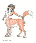  2003 anus breasts canine female fox nude opal_weasel pussy raised_tail solo tail taur 