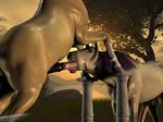  3d cgi couple equine erection fellatio gay hooves horse horsecock male oral oral_sex penis precum sex stallion unknown_artist what 