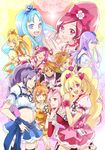  :d :o angel_wings aono_miki blonde_hair blue_choker blue_eyes blue_hair blue_skirt bow brown_eyes brown_hair chiyo_(rotsurechiriha) choker crop_top cure_berry cure_black cure_bloom cure_blossom cure_dream cure_marine cure_passion cure_peach cure_pine curly_hair dress earrings everyone eyelashes flower fresh_precure! futari_wa_precure futari_wa_precure_splash_star gloves grin hair_flower hair_ornament hair_ribbon hair_rings hairband hairpin hanasaki_tsubomi happy heart heart_hair_ornament heartcatch_precure! higashi_setsuna hyuuga_saki jewelry kurumi_erika lace long_hair magical_girl midriff misumi_nagisa momozono_love multiple_girls navel one_eye_closed open_mouth orange_eyes pink_bow pink_choker pink_hair ponytail precure precure_all_stars purple_eyes purple_hair red_eyes ribbon serious short_hair sidelocks skirt smile surprised thighhighs tiara twintails v white_choker wings wrist_cuffs yamabuki_inori yes!_precure_5 yumehara_nozomi 