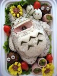  ghibli my_neighbor_totoro open_mouth photo real rice tonari_no_totoro totoro 