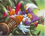  aku_tojyo anthro breasts canine cum double_penetration fox pussy tentacles 