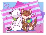 ! &hearts; blush brown cute hindpaw kera keravist kunosoura licking love pink quoll rainbow scarf sitting snuggle spots stripes tail tail_wrap tongue weasel white 
