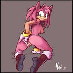  amy_rose boots female hedgehog kayla-na mammal mel_the_hybrid panties piercing pussy sega solo sonic_(series) sonic_team underwear 