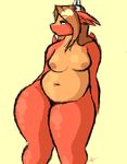  breasts chubby dragon fat female horns javanshir ms_paint nude pom scalie solo wide_hips wings 