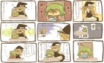  :3 bad_id bad_pixiv_id blonde_hair chibi comic green_hair hat kazami_yuuka kirisame_marisa multiple_girls partially_translated short_hair tears touhou translation_request wata_(rakopepa) witch_hat 