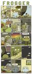  blood comic dan_abdo depressing frog frogger guro humour lifemeter_comics video_games 