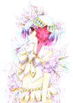  bad_id bad_pixiv_id blue_hair bow brooch brown_eyes eyepatch gradient_hair hair_ornament hairband hairpin jewelry midriff multicolored_hair navel purple_hair razalis_(tales) ribbon shikito short_hair sidelocks skirt solo tales_of_(series) tales_of_the_world_radiant_mythology_3 white_hair 