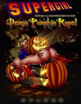  dc halloween jack_o&#039;lantern pumpkin smudge supergirl 
