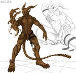  anal anal_penetration balls claws cum cumshot erection exoskeleton hands-free horns male masturbation messy monster muscles nude open_mouth orgasm penetration penis sex sheer solo standing tail tongue 