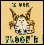  alexey bat big_ears cure floof floofy fur mammal meme orange parody ukimori ultraviolet white white_fur wings ya_dun_goof&#039;d 