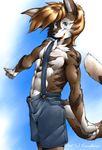  anthro cat feline karabiner male mammal solo 