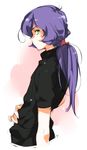  bad_id bad_pixiv_id garma_zabi green_eyes gundam long_hair male_focus mobile_suit_gundam ponytail purple_hair solo toujou_sakana 