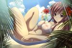  beach bikini cleavage m&amp;m natsukami nipples see_through swimsuit takasato_nanase 