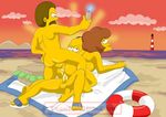  homer_simpson maude_flanders ned_flanders the_simpsons toonfanclub 