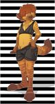  aycee boxers breasts clothing female flat_chest hyena mammal reverse_trap roarke shorts small_breasts solo sports_bra tail tomboy underwear undressing 