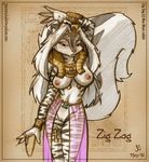  ankh breasts egyptian female jewelry joe_randel pussy skunk solo translucent zig_zag 