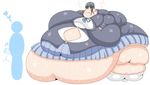  akiyama_mio fat highres k-on! morbidly_obese obese oh_god_why plump school_uniform sweat what 