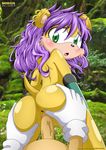  hedgehog looking_back mina_mongoose mobius_unleashed sonic_(series) sonic_the_hedgehog vaginal 