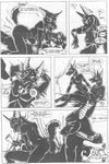  anubian_jackal anubis_dark_desire canine comic egyptian female jackal knotting male penetration sex straight stuck tied vaginal vaginal_penetration 