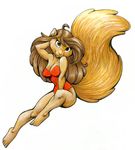  cute female mammal megan_giles pinup pose rodent solo squirrel 