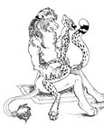  basket_position cheetah chest_tuft couple feline female lion male mastery_position moan piercing sex straight summer_jackson 
