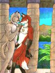 ayame_emaya canine cougar feline fox gay male necklace temple treth 