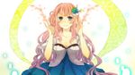  bad_id bad_pixiv_id blue_eyes dress flower gradient_hair hair_flower hair_ornament ichinose_(sorario) light_smile long_hair megurine_luka multicolored_hair pink_hair purple_hair solo vocaloid wavy_hair 